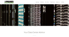 Desktop Screenshot of premierdatacenterservices.com